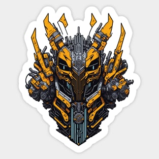 Mecha Skull S03 D27 Sticker